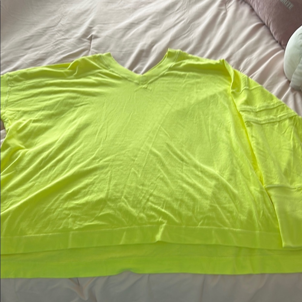 FP Movement by Free People Neon Yellow Long Sleeve Tee